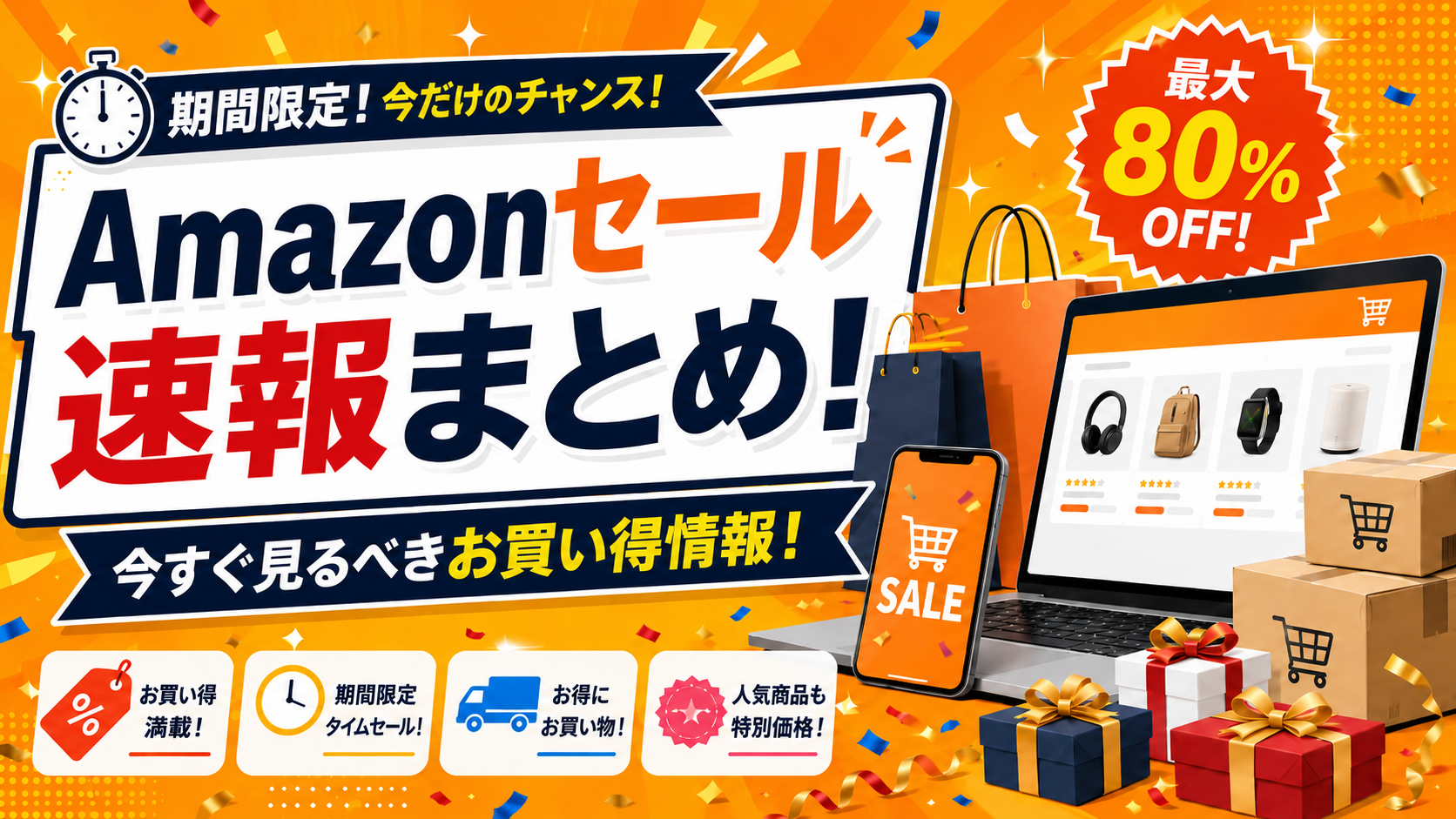 Amazonセール速報まとめの記事画像
